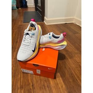 Nike ReactX Infinity Run 4 Women’s Running Shoes – Size 11.5– White/Multi – New